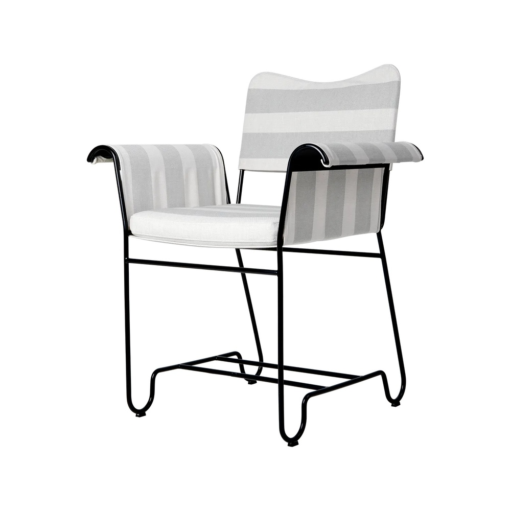 Обідній стілець GUBI Tropique Dining Chair  Leslie Stripe, Limonta. Изображение 1