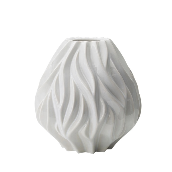 Ваза Flame large white