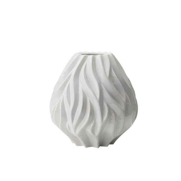 Ваза FLAME medium white