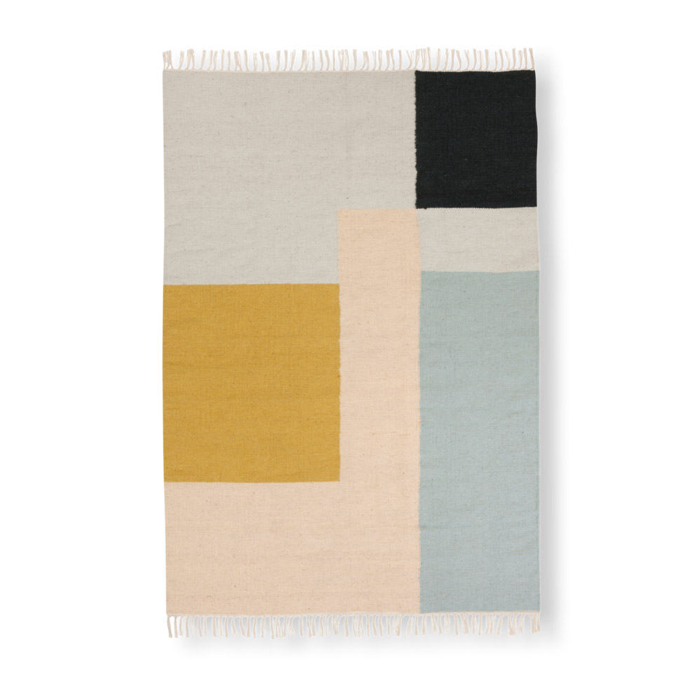 Килим Kelim rug medium squares . Изображение 1