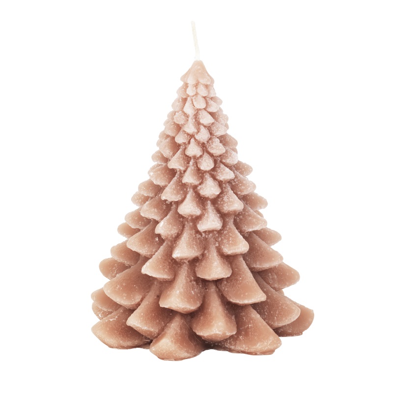Свічка Broste Copenhagen  Christmas tree indian tan. Изображение 1