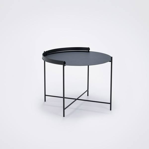 Вуличний стіл Houe EDGE Tray Table ø62 cm Black, 10912-1212