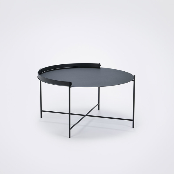 Вуличний стіл Houe 10913 1212 Edge Tray table Diametr 76 cm black /black legs