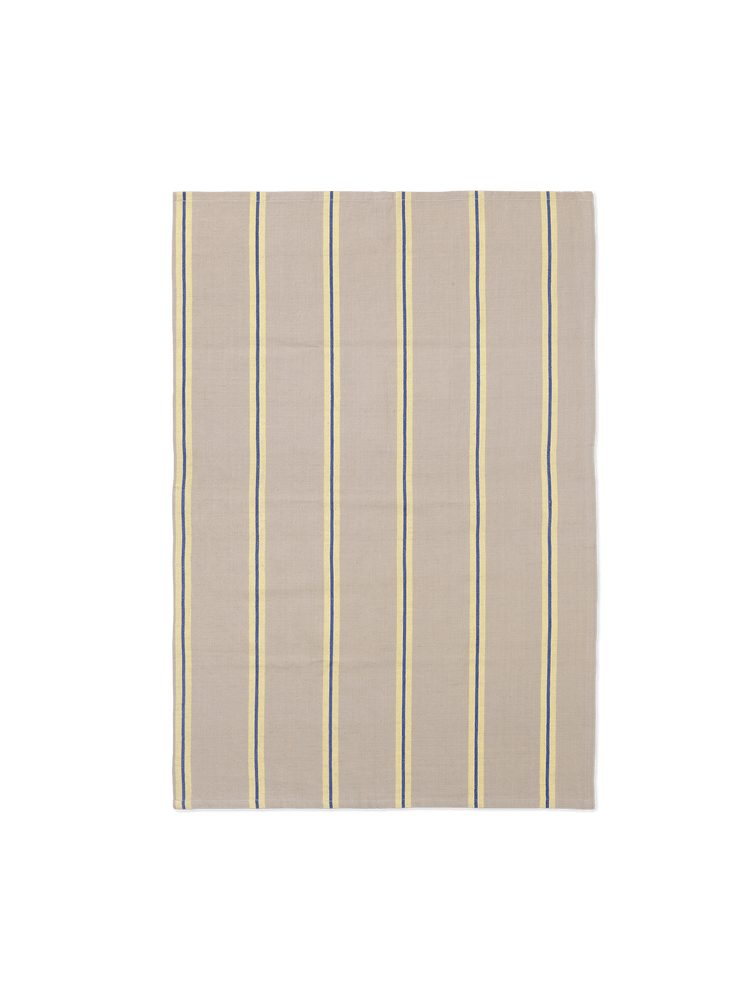 Рушник ferm LIVING Hale Tea Towel - Oyster/Lemon/BrBlue 1104265367. Изображение 1