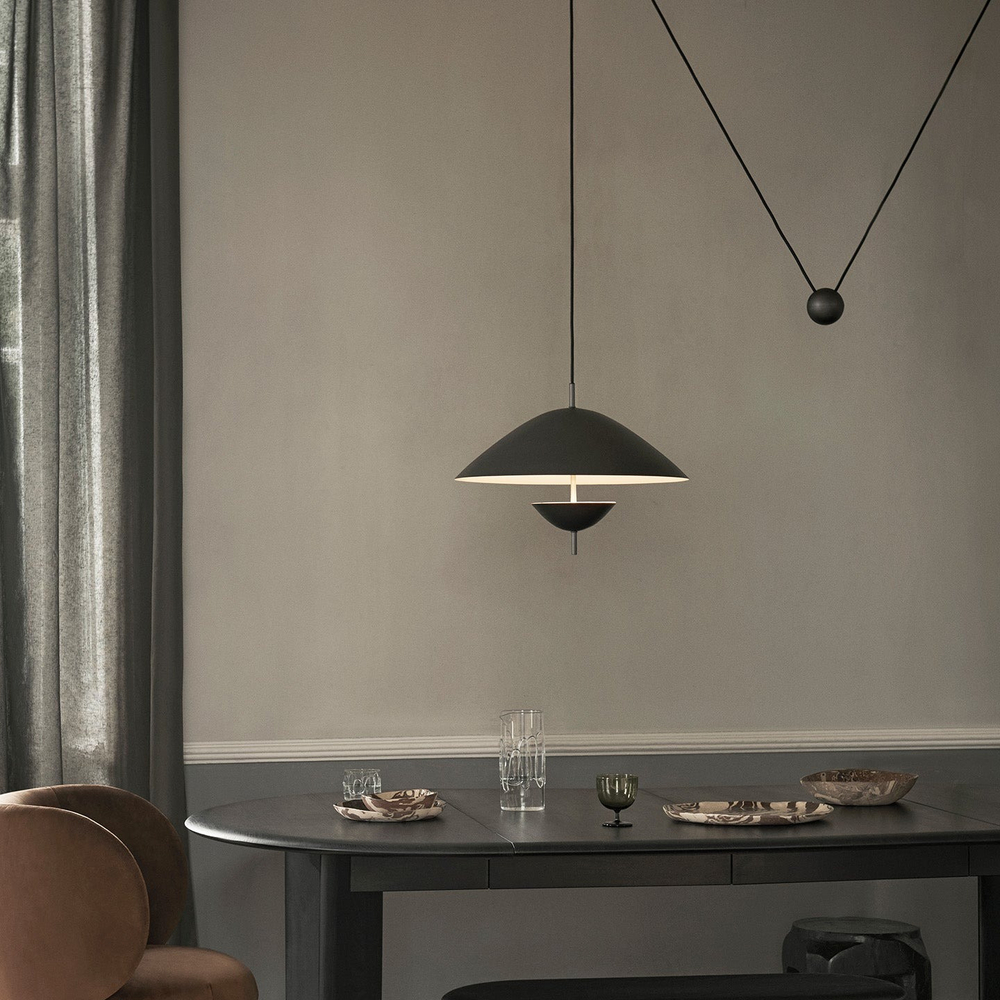 Світильник підвісний Ferm LIVING Lod Pendant Blackened Iron. Изображение 1