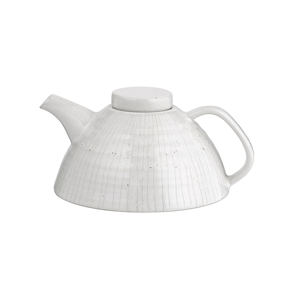 Чайник Broste Copenhagen Copenhagen ivory with stripe 