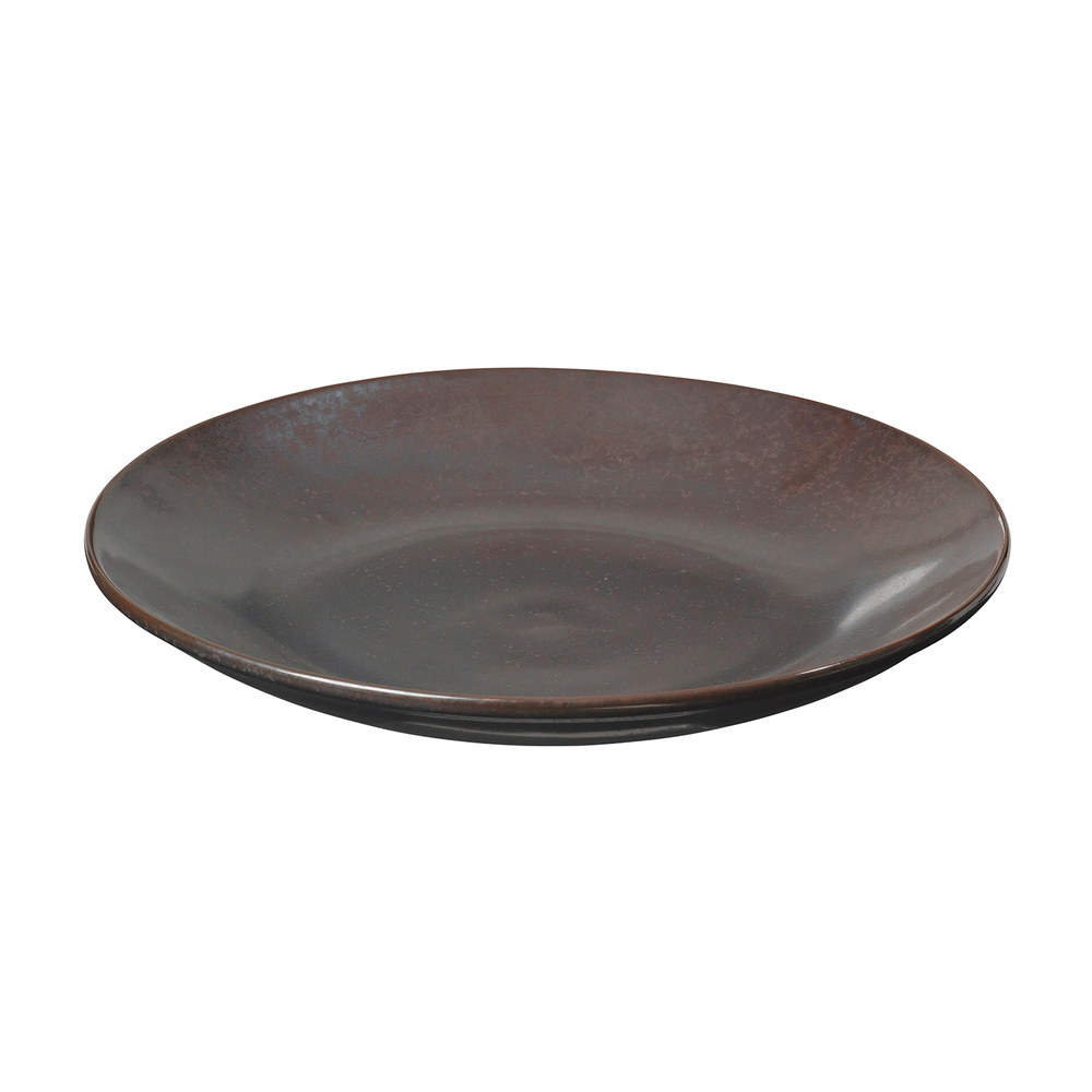 Тарілка Broste Copenhagen Esrum night grey\brown. Изображение 1