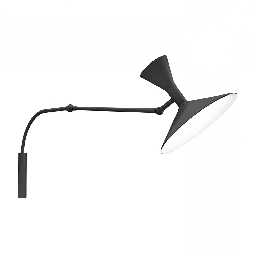 Настінний світильник Nemo Lighting Lampe de Marseille Mini wall lamp, Matt black. Изображение 1