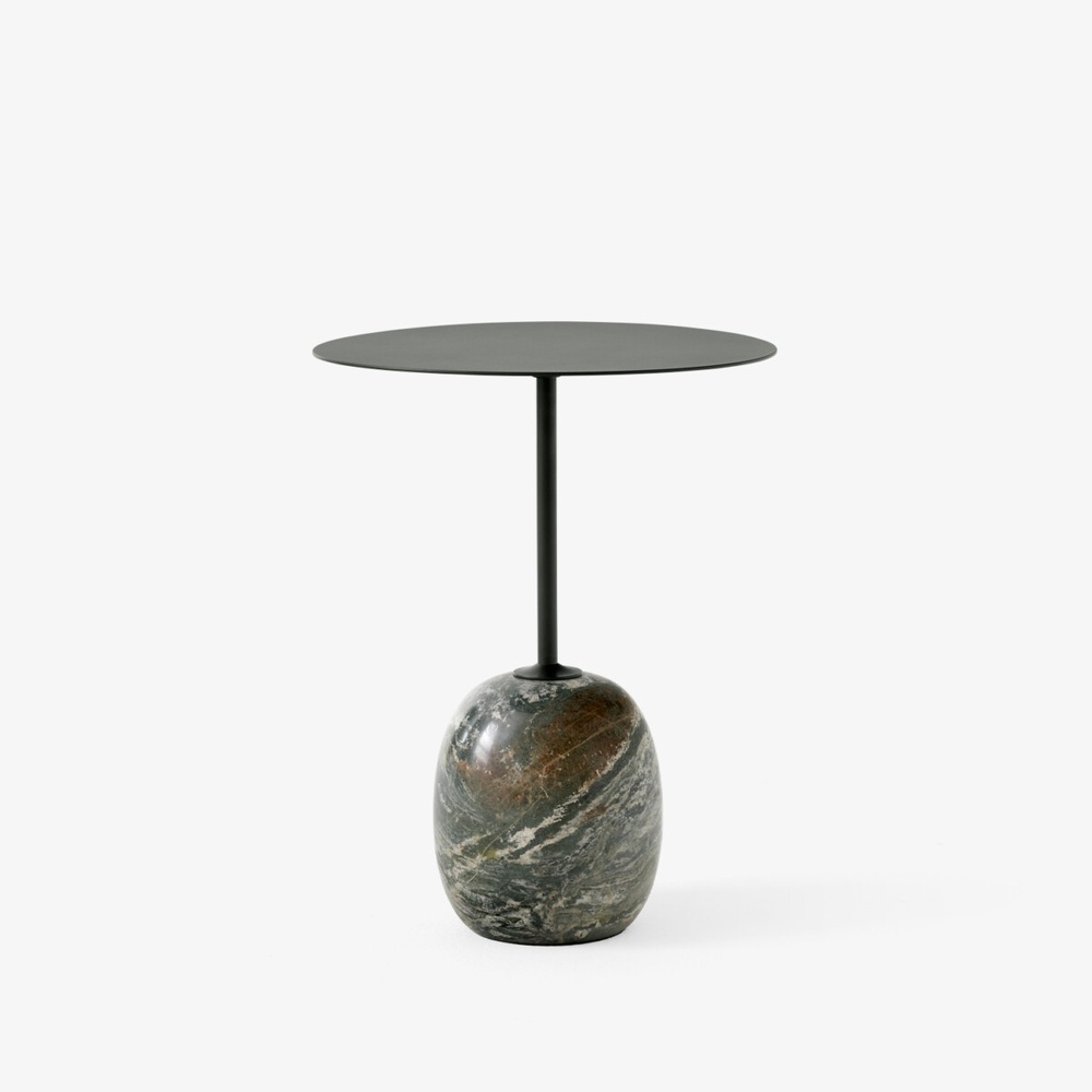 Журнальний столик Lato LN8 Luca Nichetto 2018 у кольорі Deep Green & Verde Alpi Marble від &Tradition. Изображение 1