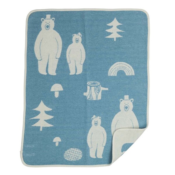 Плед Klippan Togetherturquoise