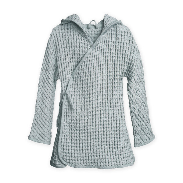 Халат The Organic Company Big Waffle Kids  Bathrobe  Sky 