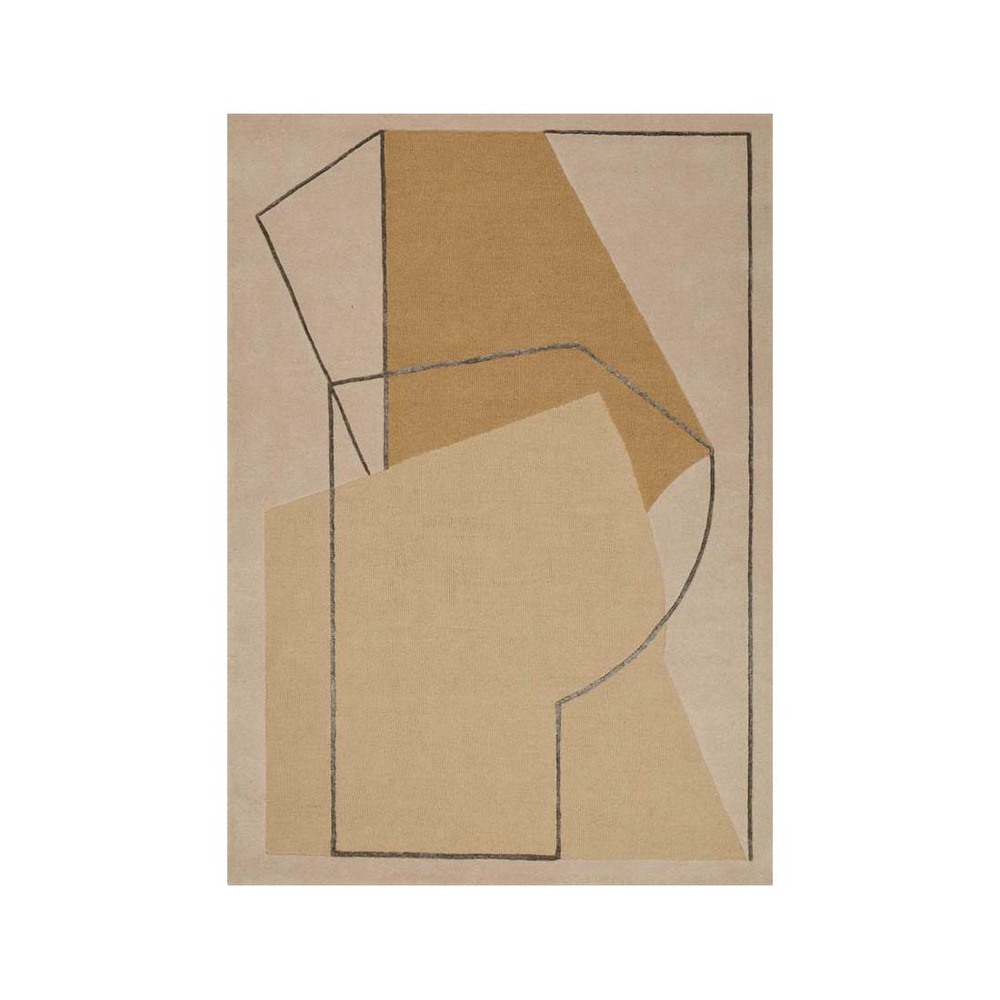 Килим Linie Design FURBO YELLOW. Изображение 1