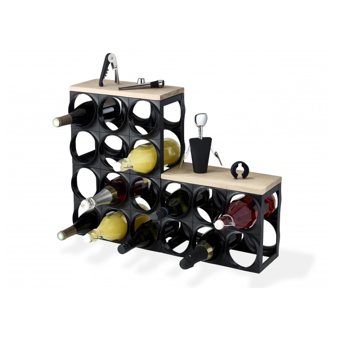 Винна шафа Nuance Wine rack (2 елемента - підставка, дерев'яна накладка) . Изображение 1