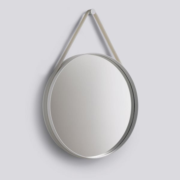 Настінне дзеркало Hay Strap Mirror Ø70 GREY