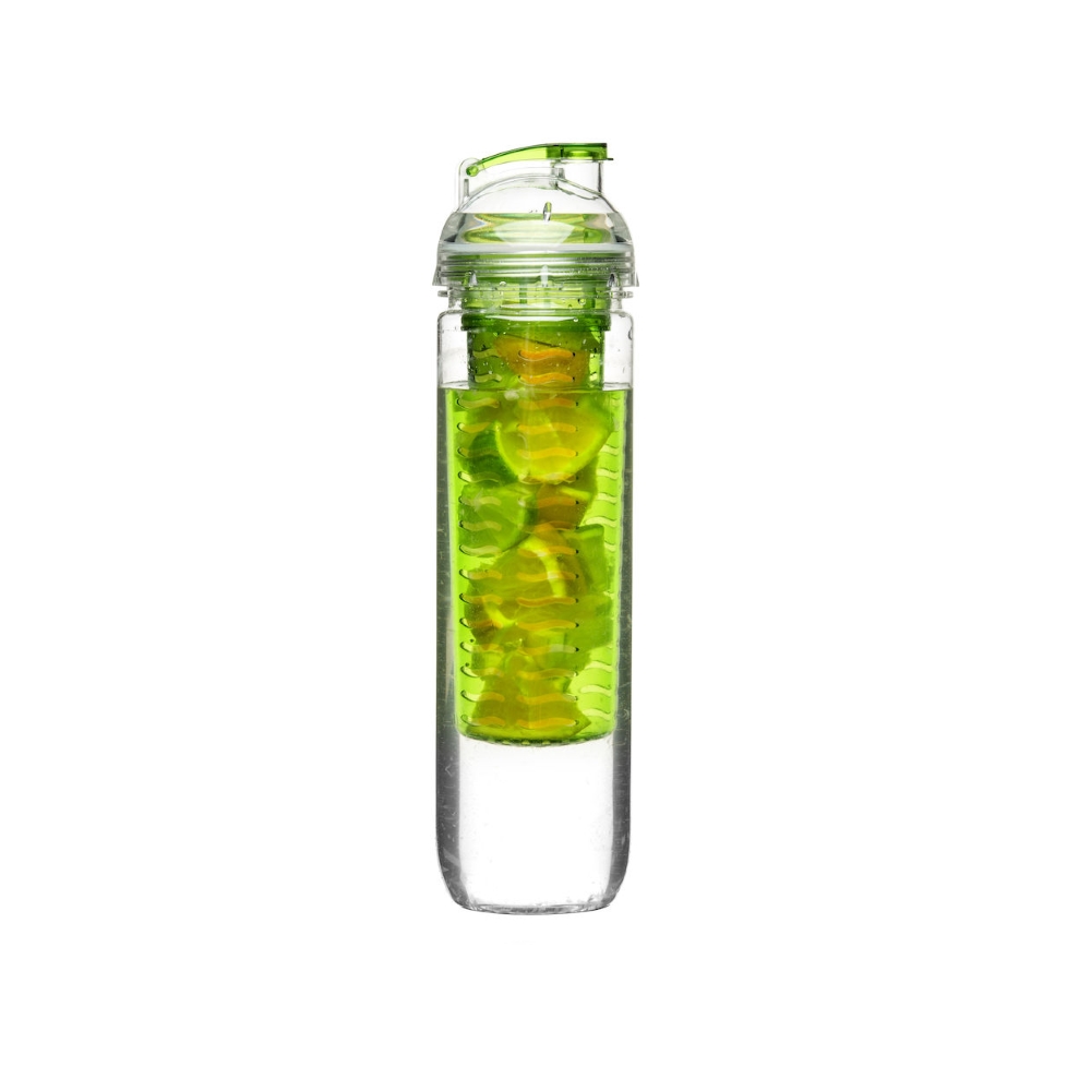 Пляшка Sagaform Fresh bottele with ice and fruitpiston green . Изображение 1