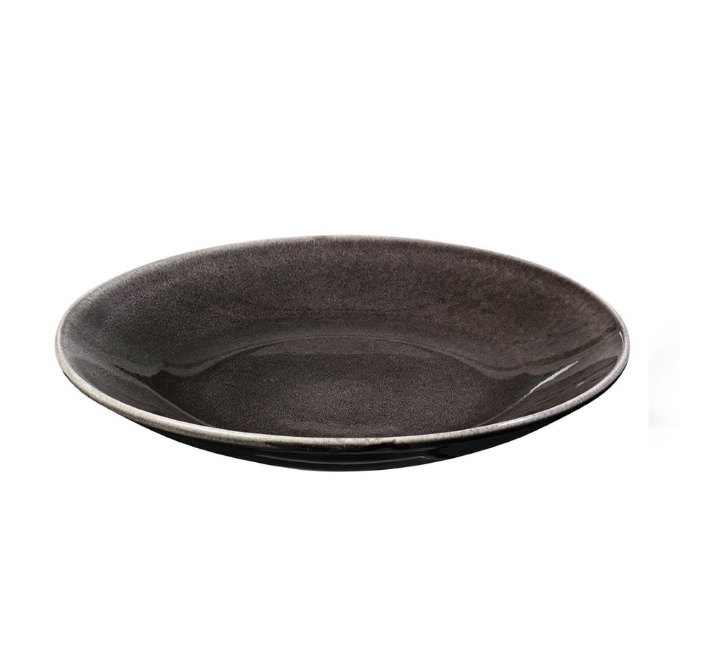 Тарілка Broste Copenhagen Nordic coal charcoal. Изображение 1