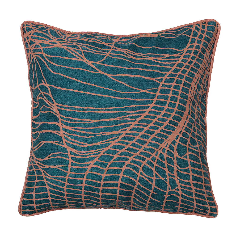 Наволочка для подушки Net colonial blue . Изображение 1