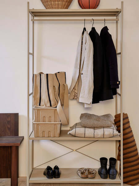 Дисплей Punctual Shelving System 5, Cashmere, полички з натурального дуба