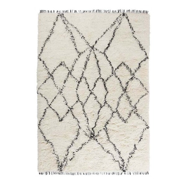 Килим Linie Design RUFFLE BLACK