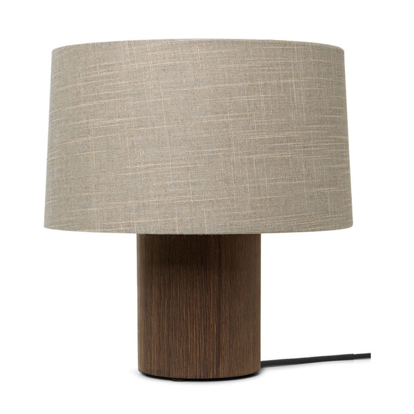 Настільна лампа ferm LIVING Post Table Lamp base Solid + Eclipse lampshade short Sand