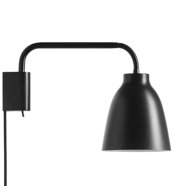 Настінний світильник Caravaggio™ Read, Black Semi matt