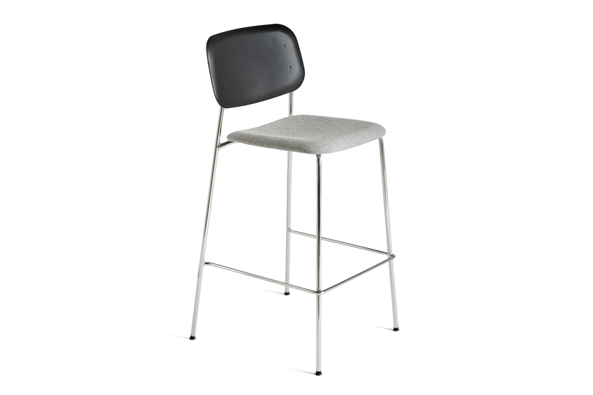 HAY SOFT EDGE P10 BAR STOOL UPHOLSTERYPANDARINE CORNER CYLINDRICAL ARMREST. Изображение 1