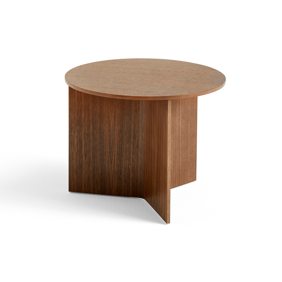 Столик HAY SLIT TABLE WOOD / ROUND WALNUT