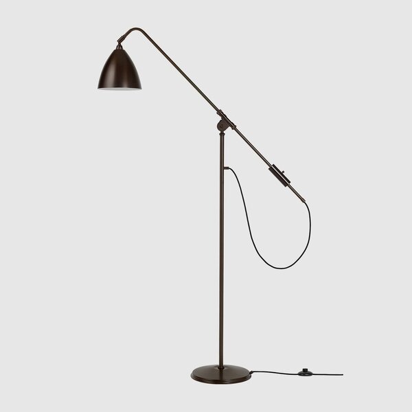 Торшер GUBI BL4 Floor Lamp - Dia.21 (M) - Black Brass Base