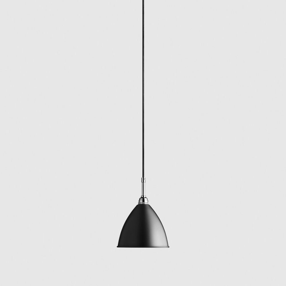 Підвісний світильник GUBI BL9 Pendant - Dia.16 - Chrome Base. Изображение 1