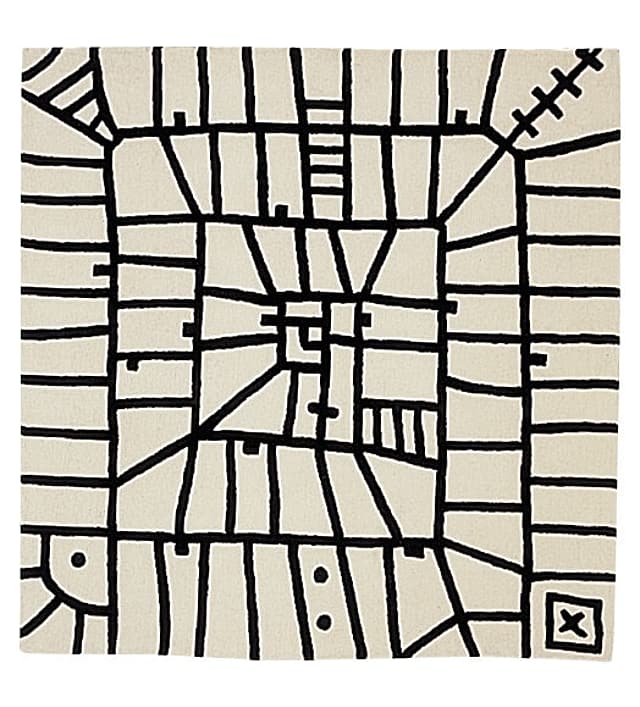 Килим Black on White Limbo. Изображение 1