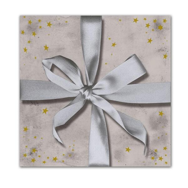 Набір трьохшарових паперових серветок (20 шт.)  Broste Copenhagen Gift silver 