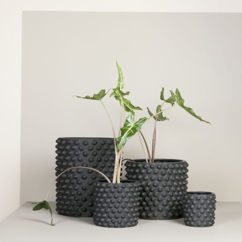 Кашпо DBDK Cloudy, розмір Big, колір dark grey. Изображение 1