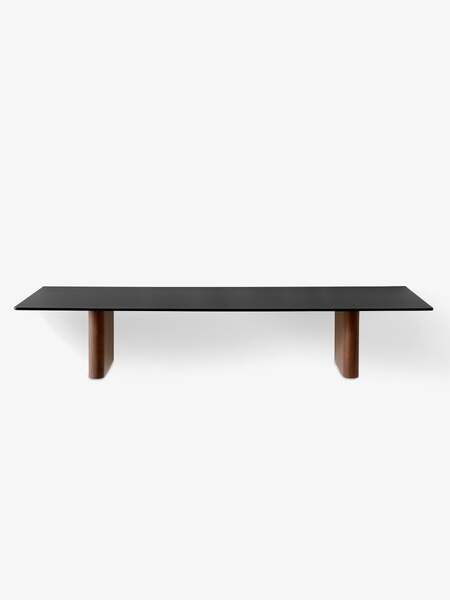 Полиця &Tradition Column JA2, Solid Walnut & Black Anodized