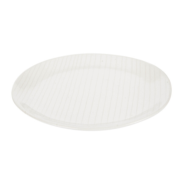 Десертна тарілка Broste Copenhagen Copenhagen ivory with stripe 