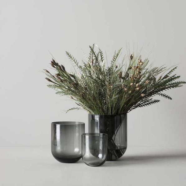 Ваза DBDK Simple glass vase large smoke
