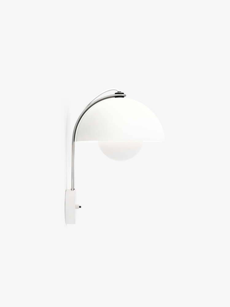 Настінний світильник &Tradition Flowerpot Wall Lamp VP8, Matt White. Изображение 1