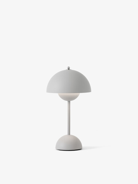 Настільна лампа &Tradition Flowerpot VP9 Verner Panton Matt Light Grey