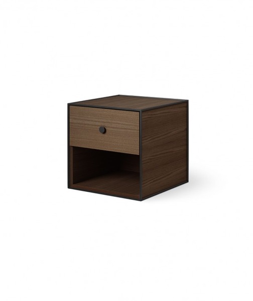 By Lassen Frame 35, Smoked oak with 1 drawer