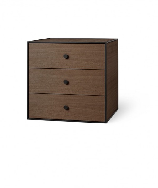 By Lassen Frame 49, Smoked Oak incl. 3 drawers