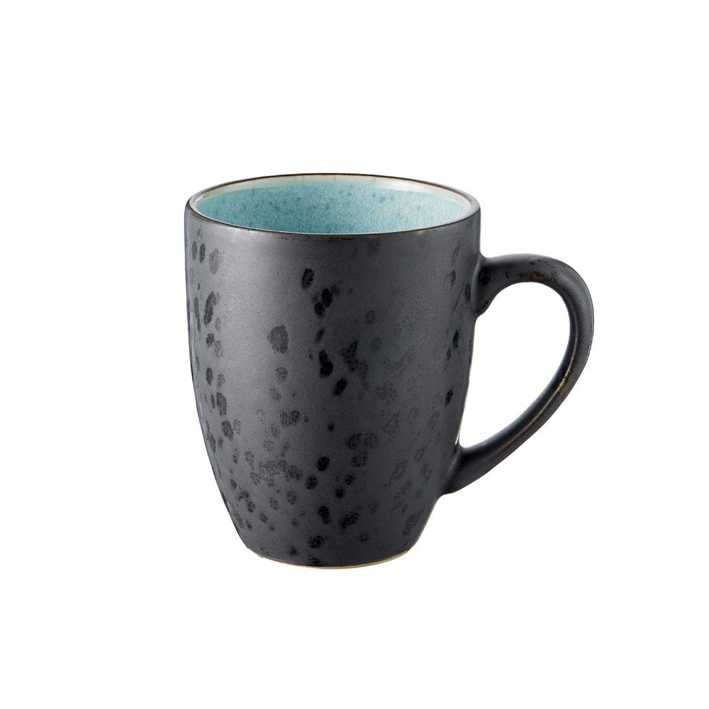 Чашка Bitz Mug  black\shiny light blue. Изображение 1