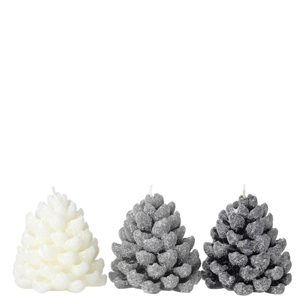 Свічка Broste Copenhagen Lys l egret\grey\forrest