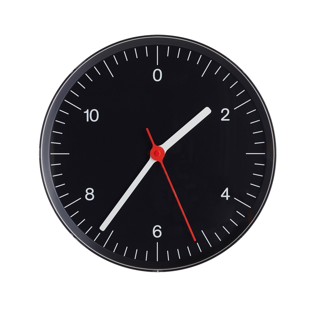 Годинник настінний Wall Clock-Black (механізм кварцовий) AC464-A586. Изображение 1