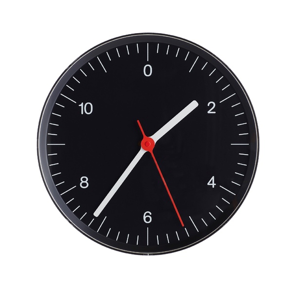 Годинник настінний Wall Clock-Black (механізм кварцовий) AC464-A586