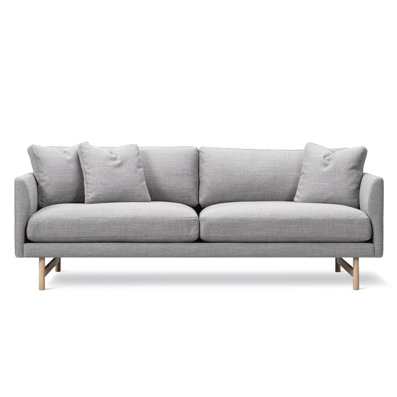 Диван Fredericia Calmo 2 Seater 95 Wood Base. Изображение 1