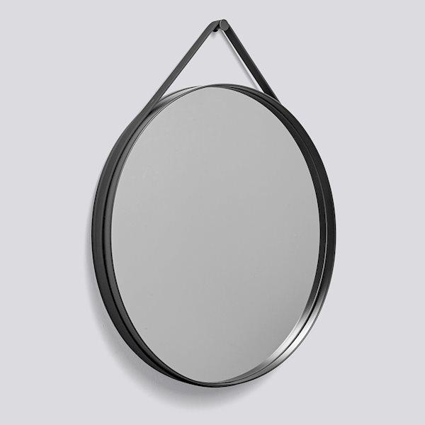 Настінне дзеркало Hay Strap Mirror Ø70 ANTHRACITE