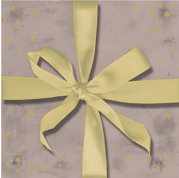 Набір трьохшарових паперових серветок (20 шт.) Broste Copenhagen Gift fawn\gold