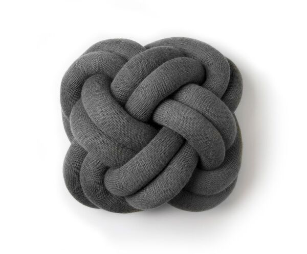 Подушка Design House Stockholm Knot Grey