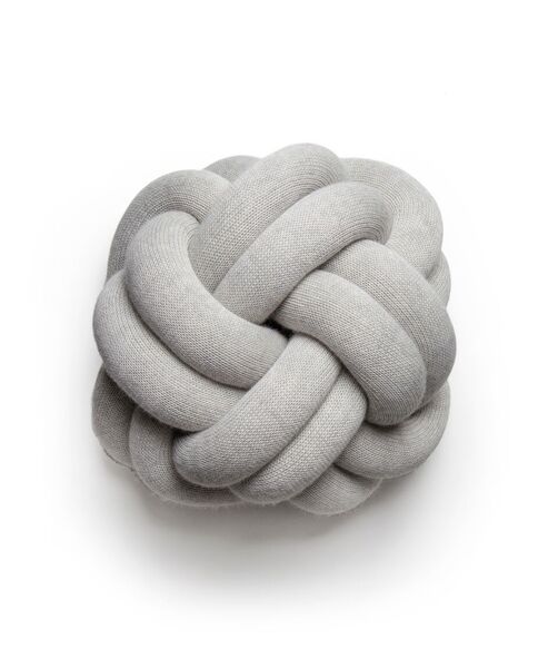 Подушка Design House Stockholm Knot Light grey