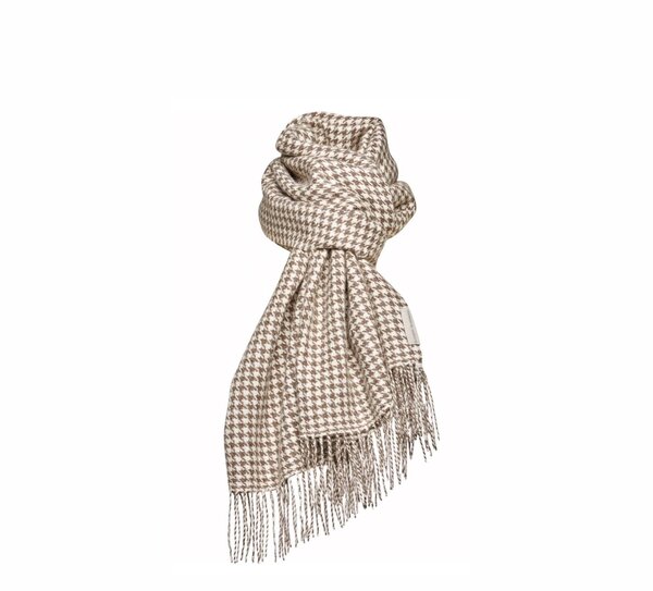 Шарф Silkeborg Uldspinderi Nazca 60x200см Blend Brown, 00-1068-5255