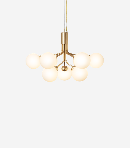 Підвісний світильник NUURA APIALES 9 BRUSHED BRASS